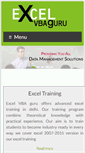 Mobile Screenshot of excelvbaguru.com